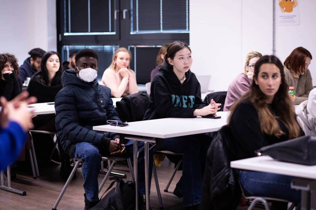 Hamburg students during the Otoqi Company Presentation in November