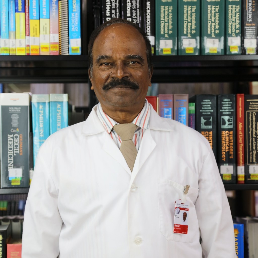 Subhash Mashal associate professor of pathology