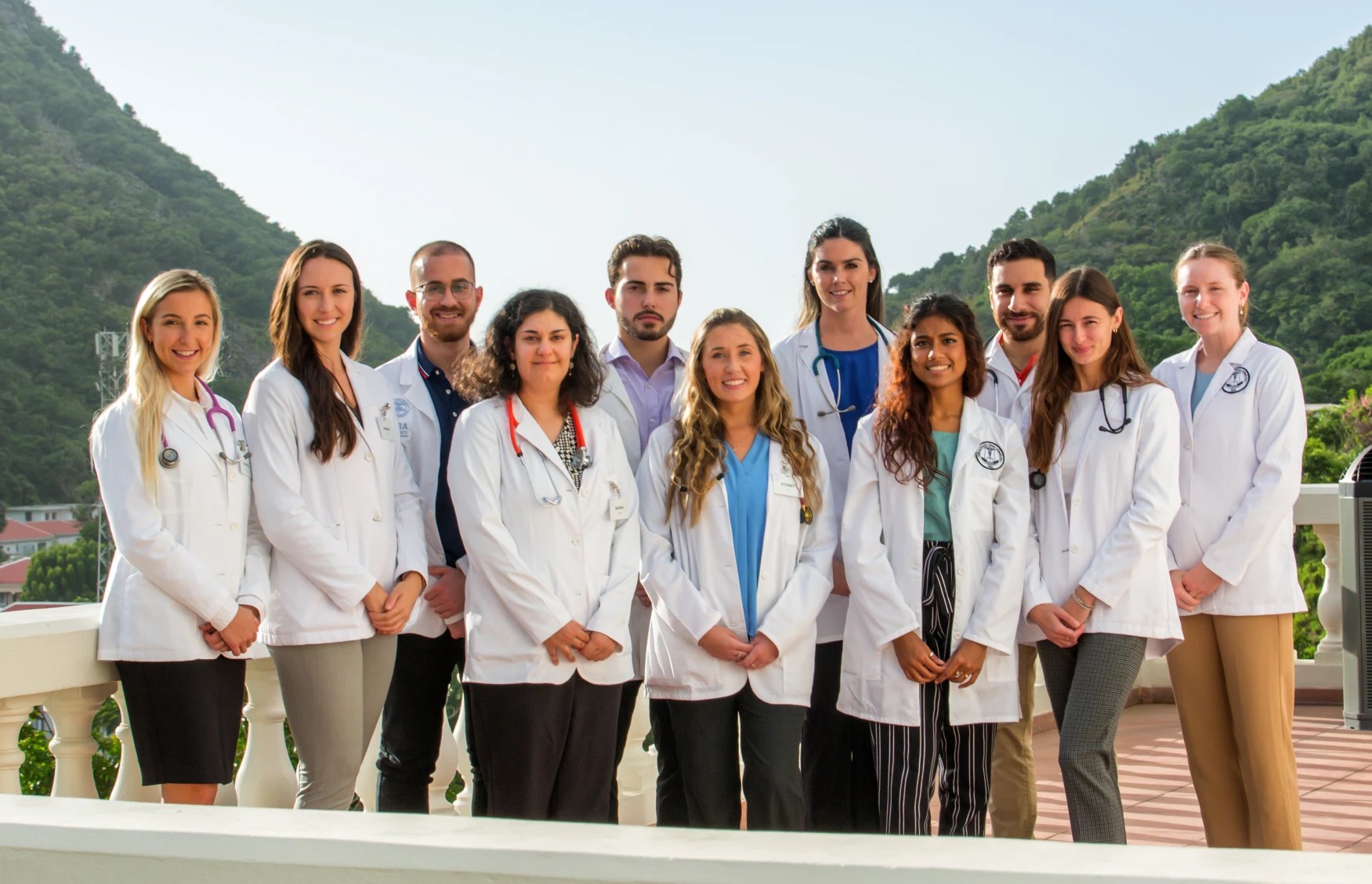 What is the White Coat Ceremony Saba University School of Medicine
